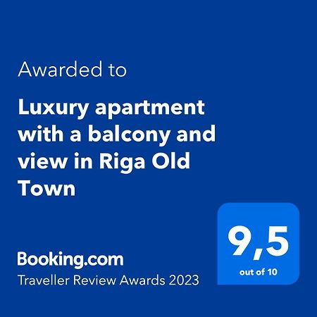 Luxury Apartment With A Balcony And View In Riga Old Town Eksteriør billede